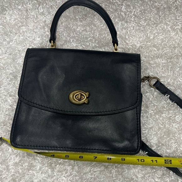 Coach Leather Parker Top Handle Cross Body Handbag - Picture 8 of 9